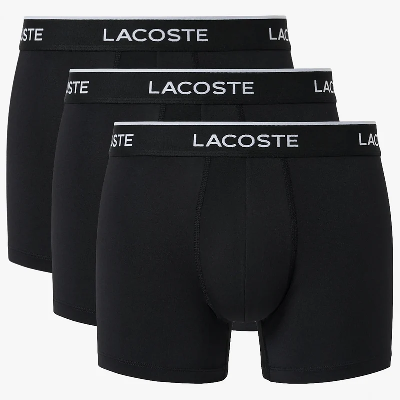 PACK DE 3 BOXERS LACOSTE POLYESTER