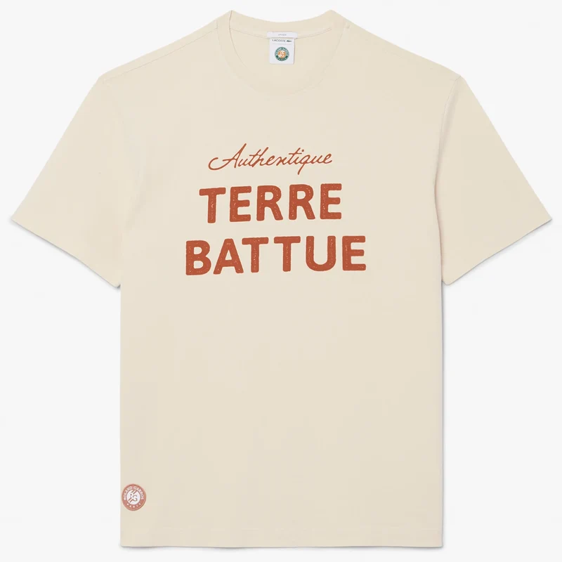 T-SHIRT LACOSTE ROLAND GARROS CLAY
