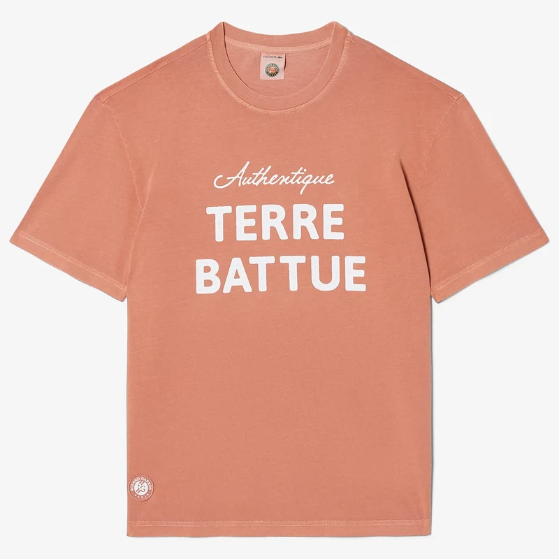 T-SHIRT LACOSTE ROLAND GARROS CLAY