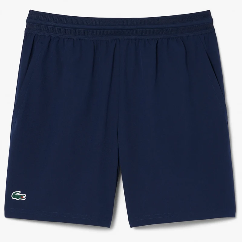 SHORT LACOSTE DIMITROV ON COURT MIAMI