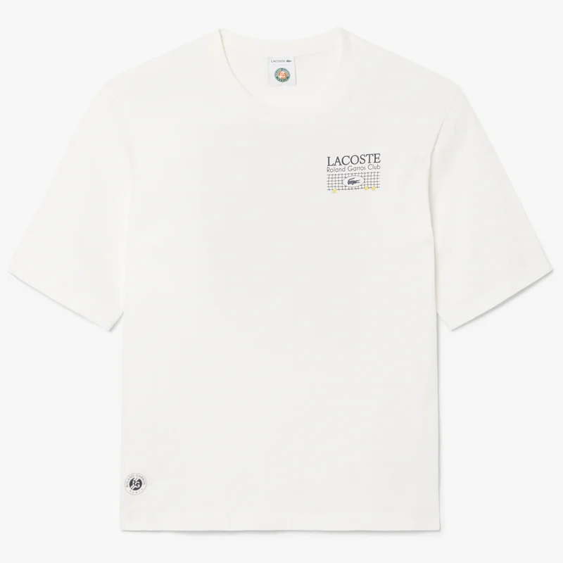 T-SHIRT LACOSTE ROLAND GARROS CLUB GRAPHIQUE
