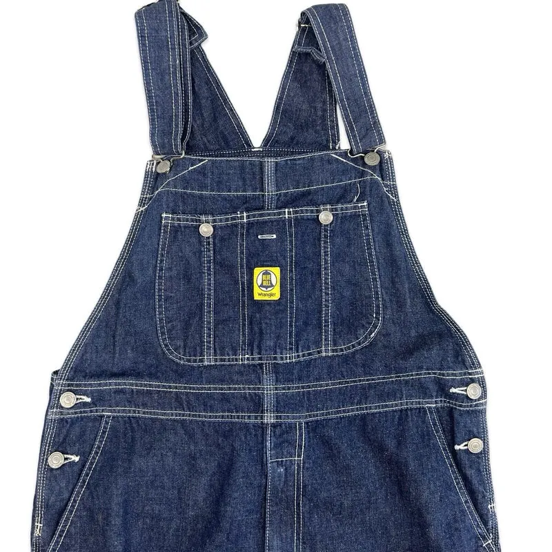 WRANGLER BLUE BELL LADIES DENIM DUNGAREES ROCKABILLY USA WORKWEAR LADY 34”W 34”L