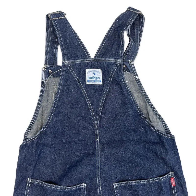 WRANGLER BLUE BELL LADIES DENIM DUNGAREES ROCKABILLY USA WORKWEAR LADY 34”W 34”L