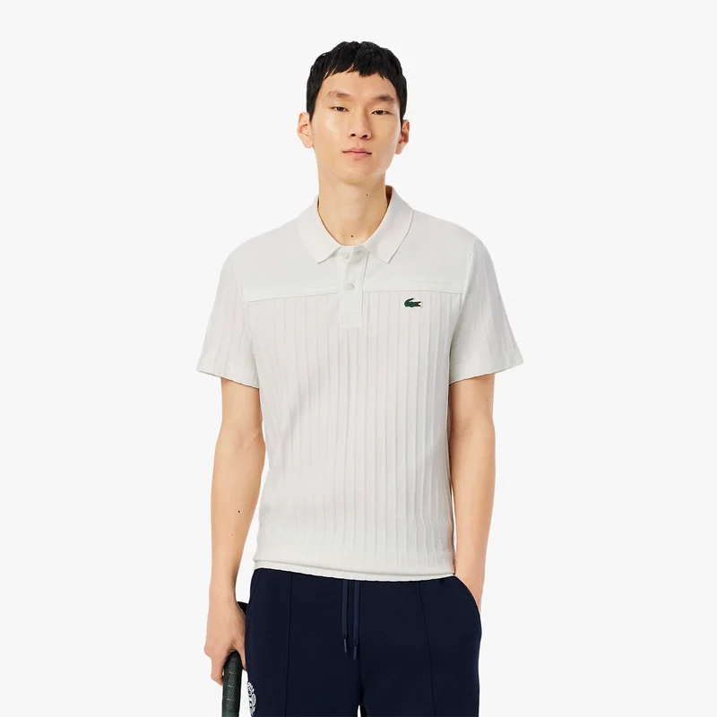 POLO LACOSTE HERITAGE PLISSE