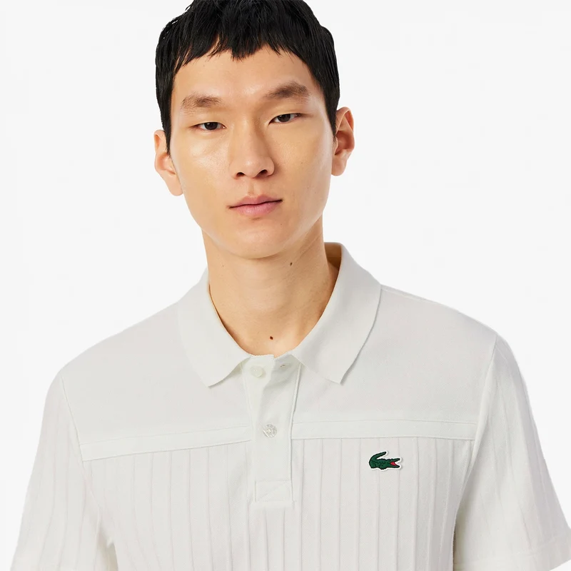 POLO LACOSTE HERITAGE PLISSE