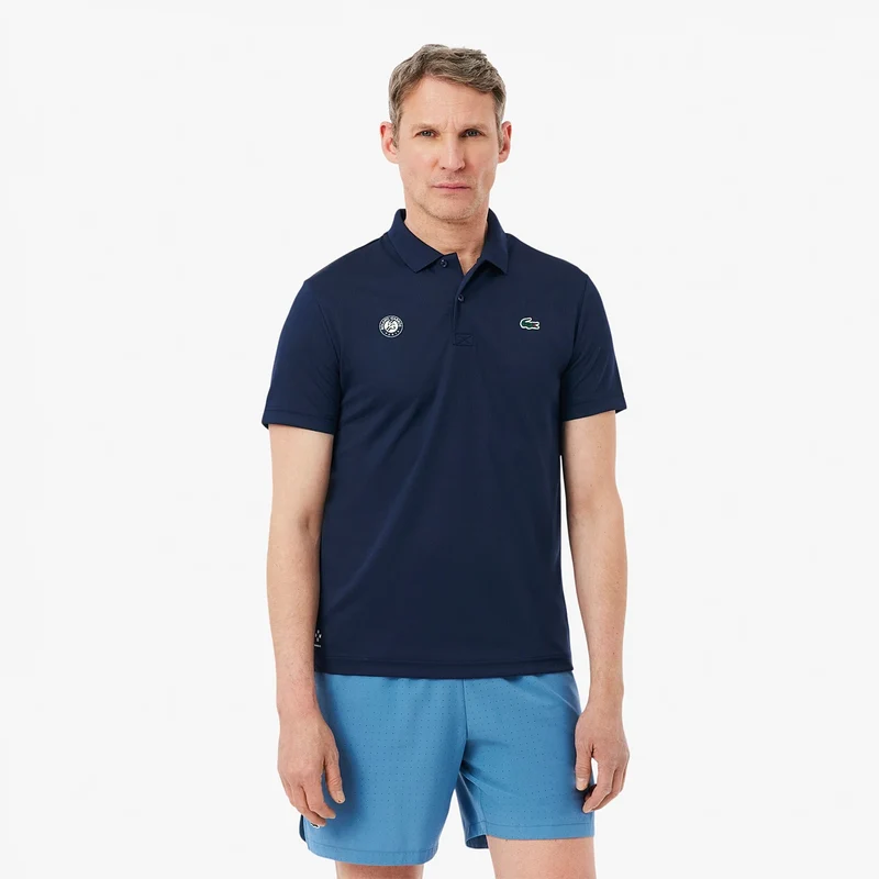 POLO LACOSTE MEDVEDEV ON COURT GRAPHIQUE