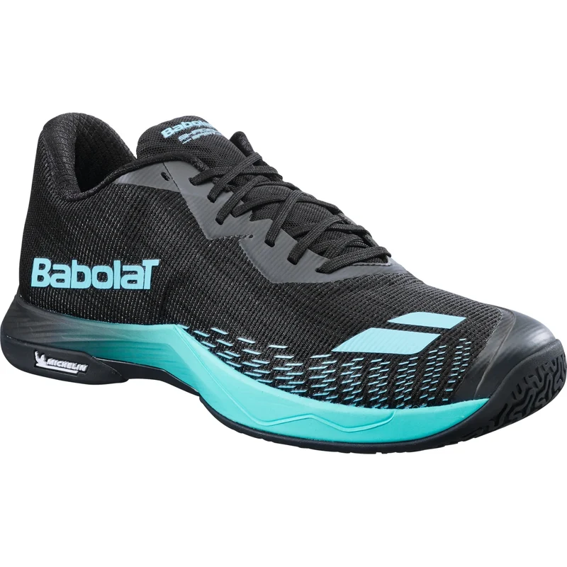 CHAUSSURES BABOLAT HOMME INDOOR SHADOW SPIRIT 2 NOIRE/CYAN