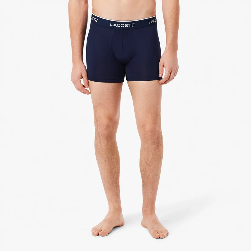 PACK DE 3 BOXERS LACOSTE POLYESTER