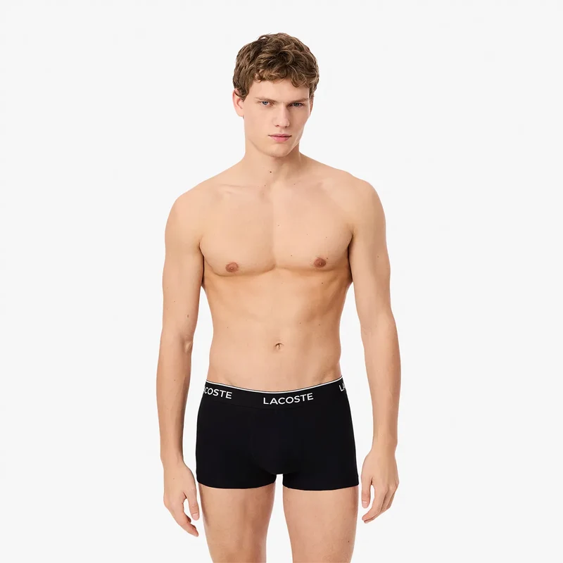 PACK DE 3 BOXERS LACOSTE COTON