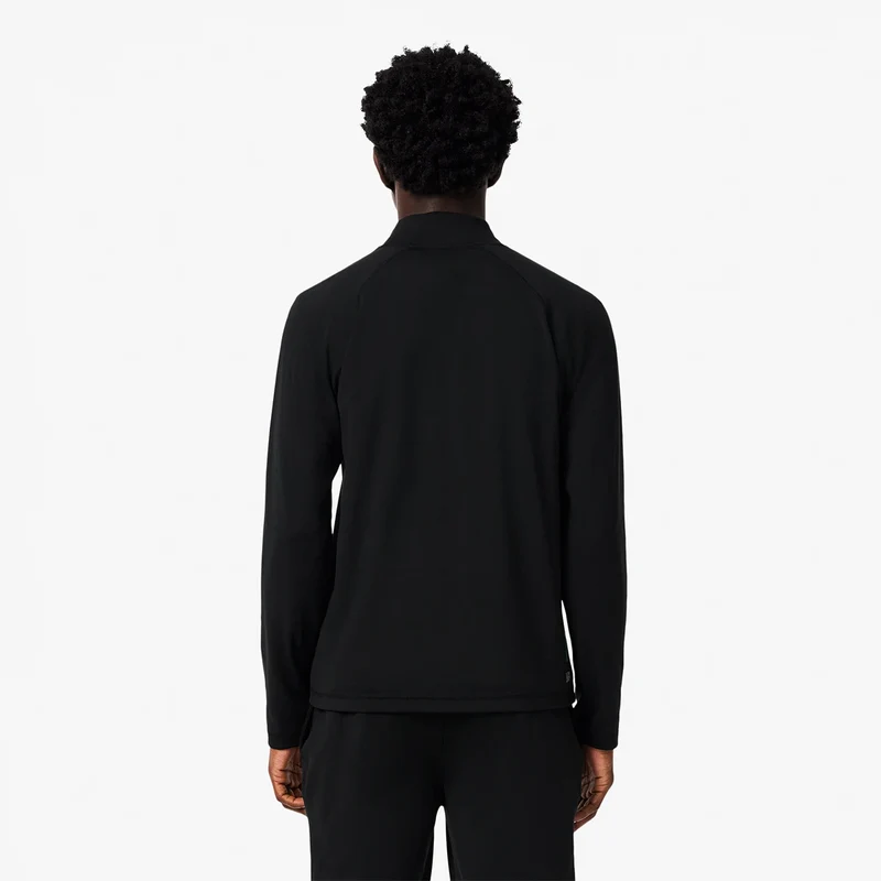 SWEAT LACOSTE ESSENTIALS MANCHES LONGUES FULL ZIP