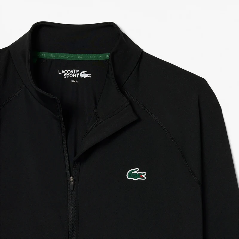 SWEAT LACOSTE ESSENTIALS MANCHES LONGUES FULL ZIP