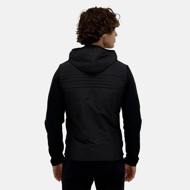 VESTE LE COQ SPORTIF HYBRIDE A CAPUCHE