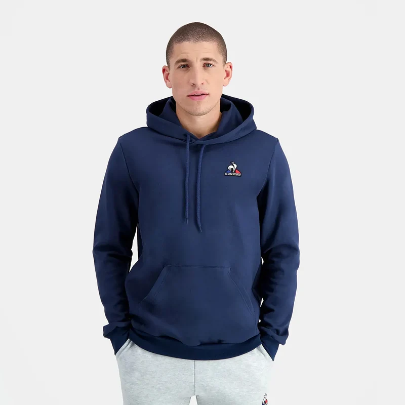 SWEAT LE COQ SPORTIF A CAPUCHE ESSENTIELS N