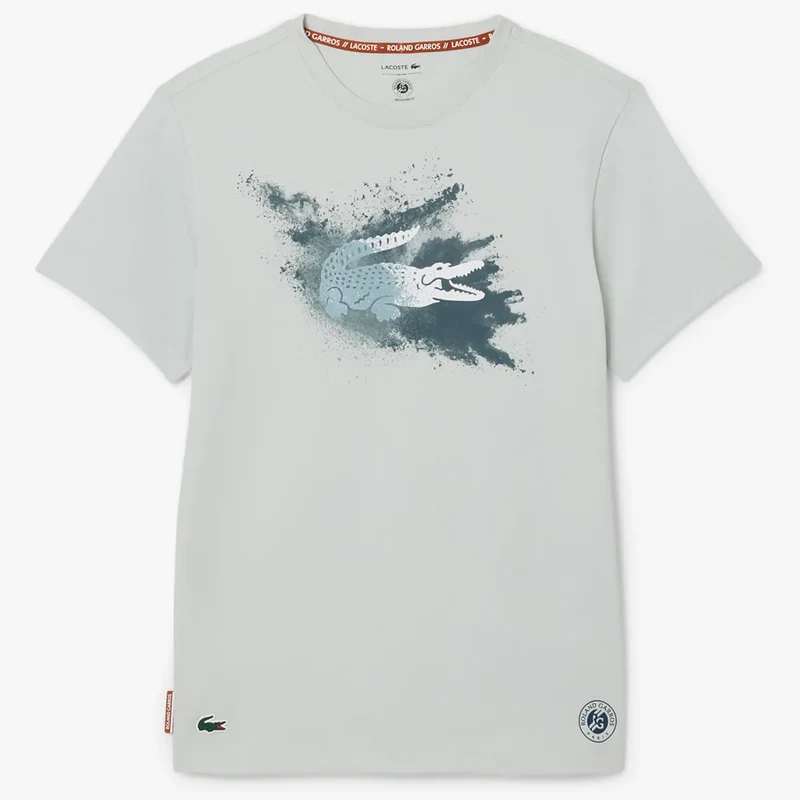 T-SHIRT LACOSTE ROLAND-GARROS SPRAY LOGO