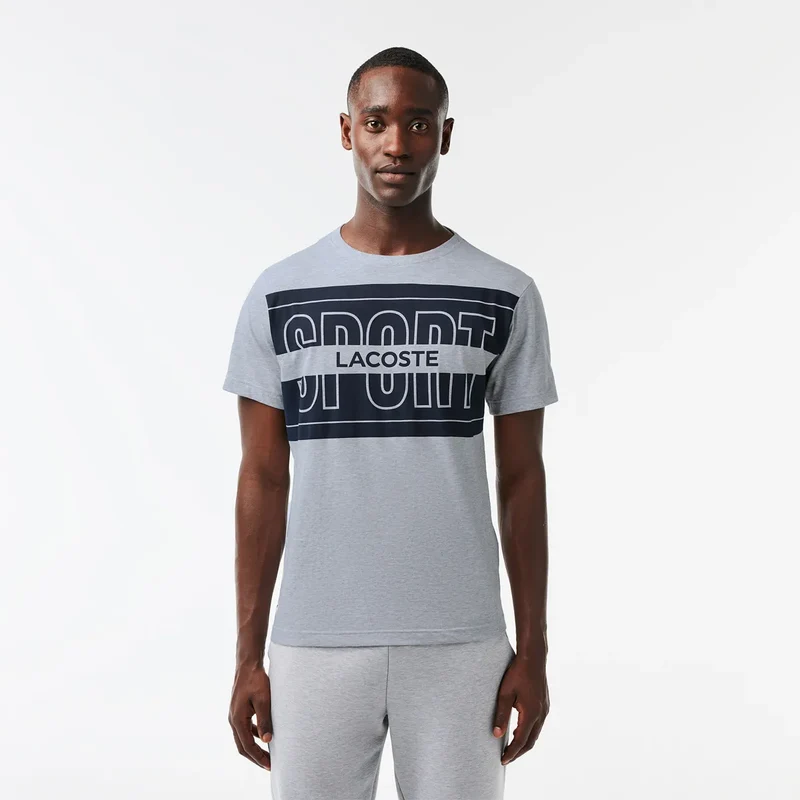 T-SHIRT LACOSTE TRAINING CORE PERFORMANCE PRINTED