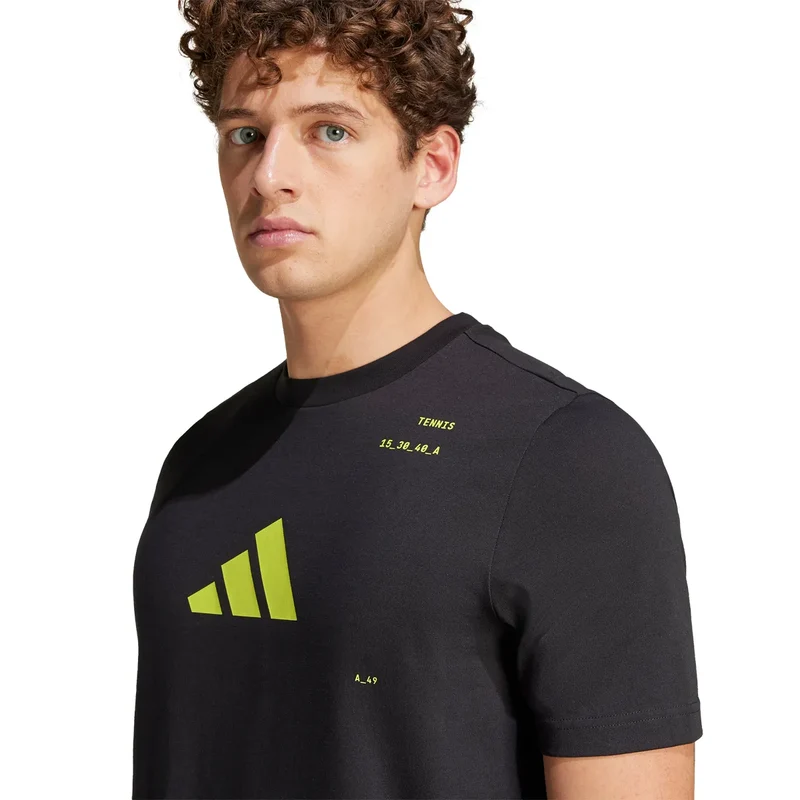 T-SHIRT ADIDAS PLAY GRAPHIC TENNIS COTON
