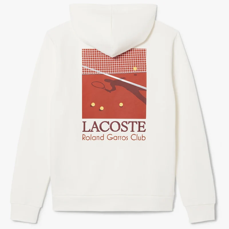 SWEAT LACOSTE ROLAND GARROS CLUB GRAPHIQUE