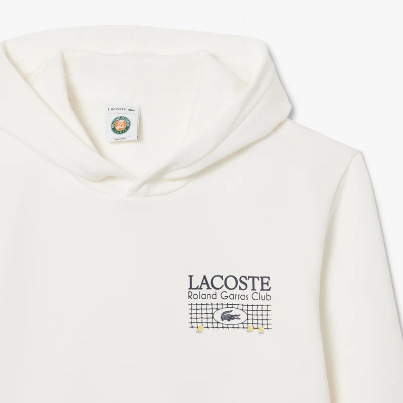 SWEAT LACOSTE ROLAND GARROS CLUB GRAPHIQUE