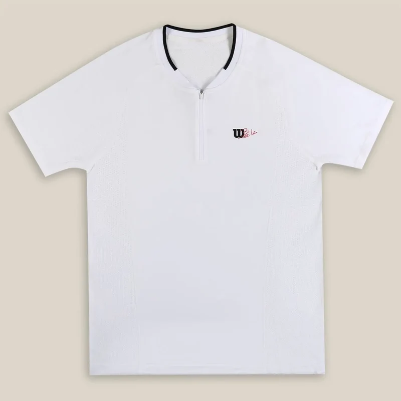 T-SHIRT WILSON BELA SERIES SEAMLESS ZIP HENLEY