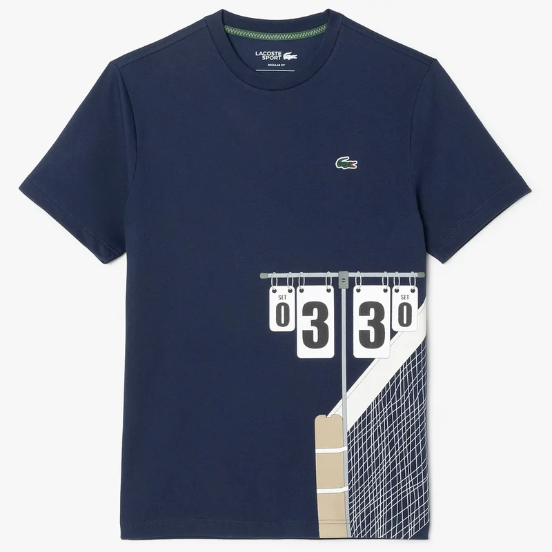 T-SHIRT LACOSTE GRAPHIQUE HERITAGE