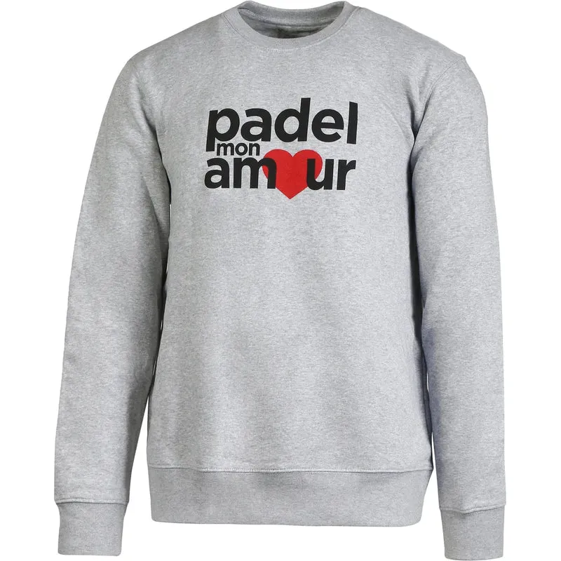 SWEAT-SHIRT RAS DU COU COTON PADEL MON AMOUR