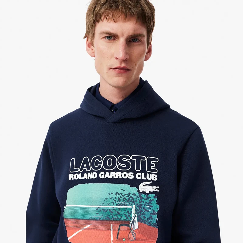 SWEAT LACOSTE CLUB ROLAND GARROS