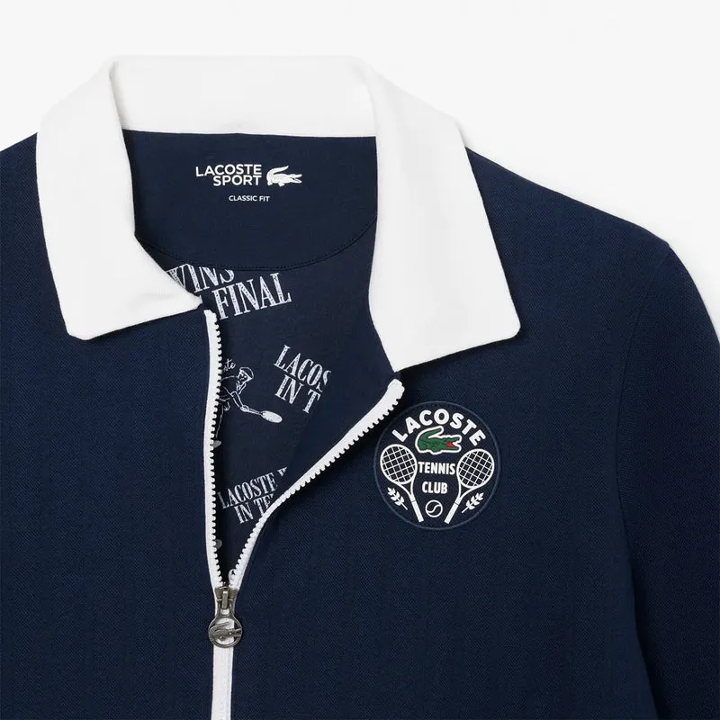 VESTE LACOSTE HERITAGE COTON