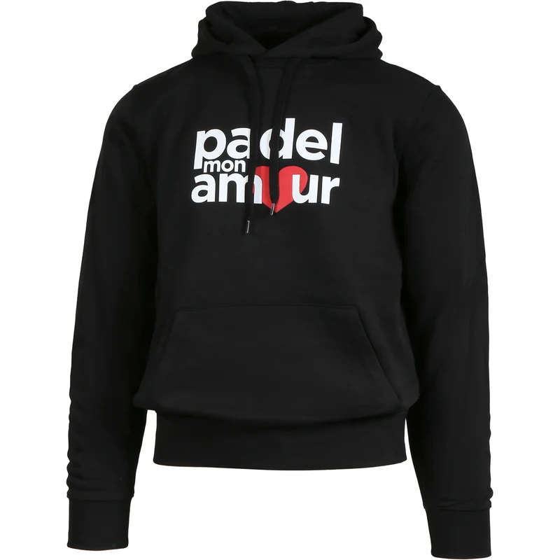 SWEAT PADEL MON AMOUR COTON A CAPUCHE