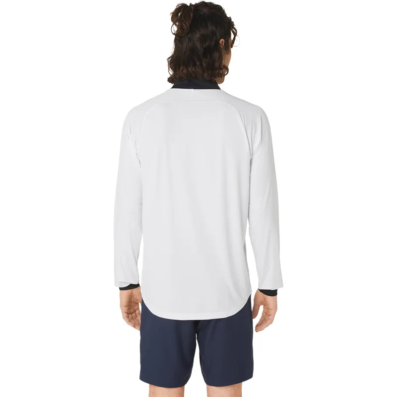 T-SHIRT ASICS COURT MANGUES LONGUES 1/2 ZIP
