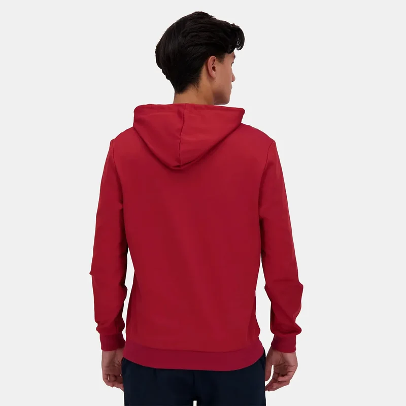 SWEAT LE COQ SPORTIF TRICOLORE A CAPUCHE