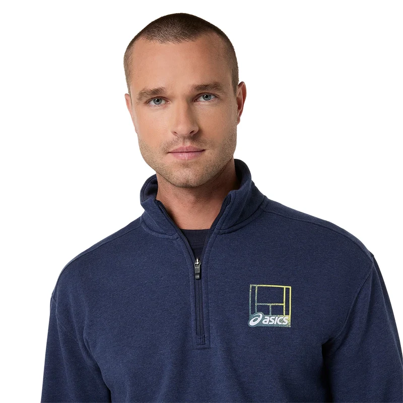 SWEAT ASICS COURT 1/4 DE ZIP