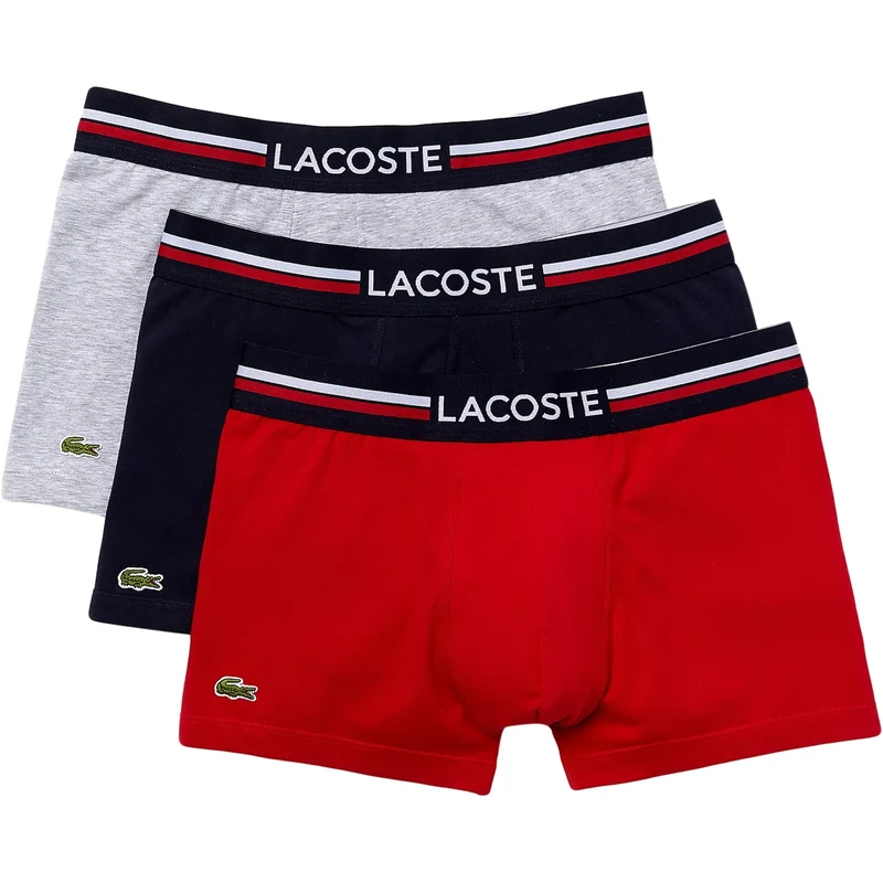 PACK DE 3 BOXERS COURTS LACOSTE