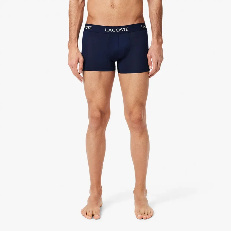 PACK DE 3 BOXERS LACOSTE POLYESTER