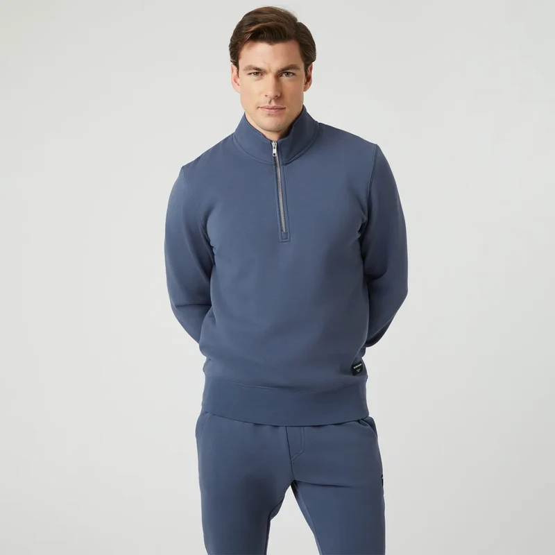 SWEAT BJORN BORG COTON 1/4 ZIP