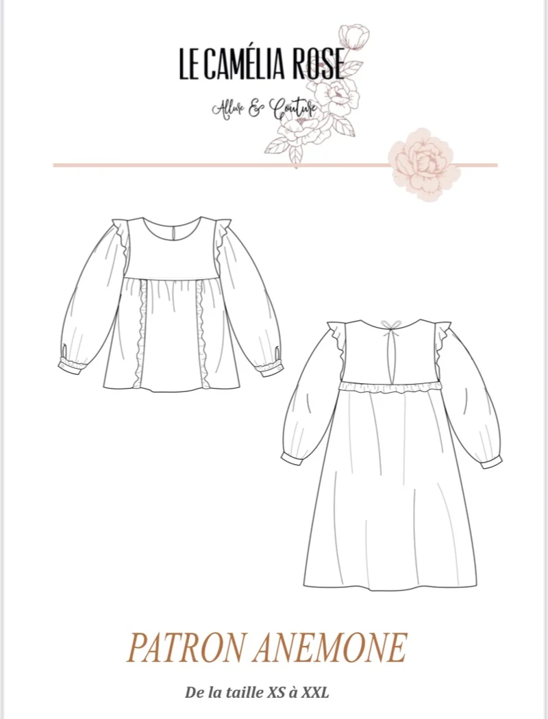 Patron de couture Anémone
