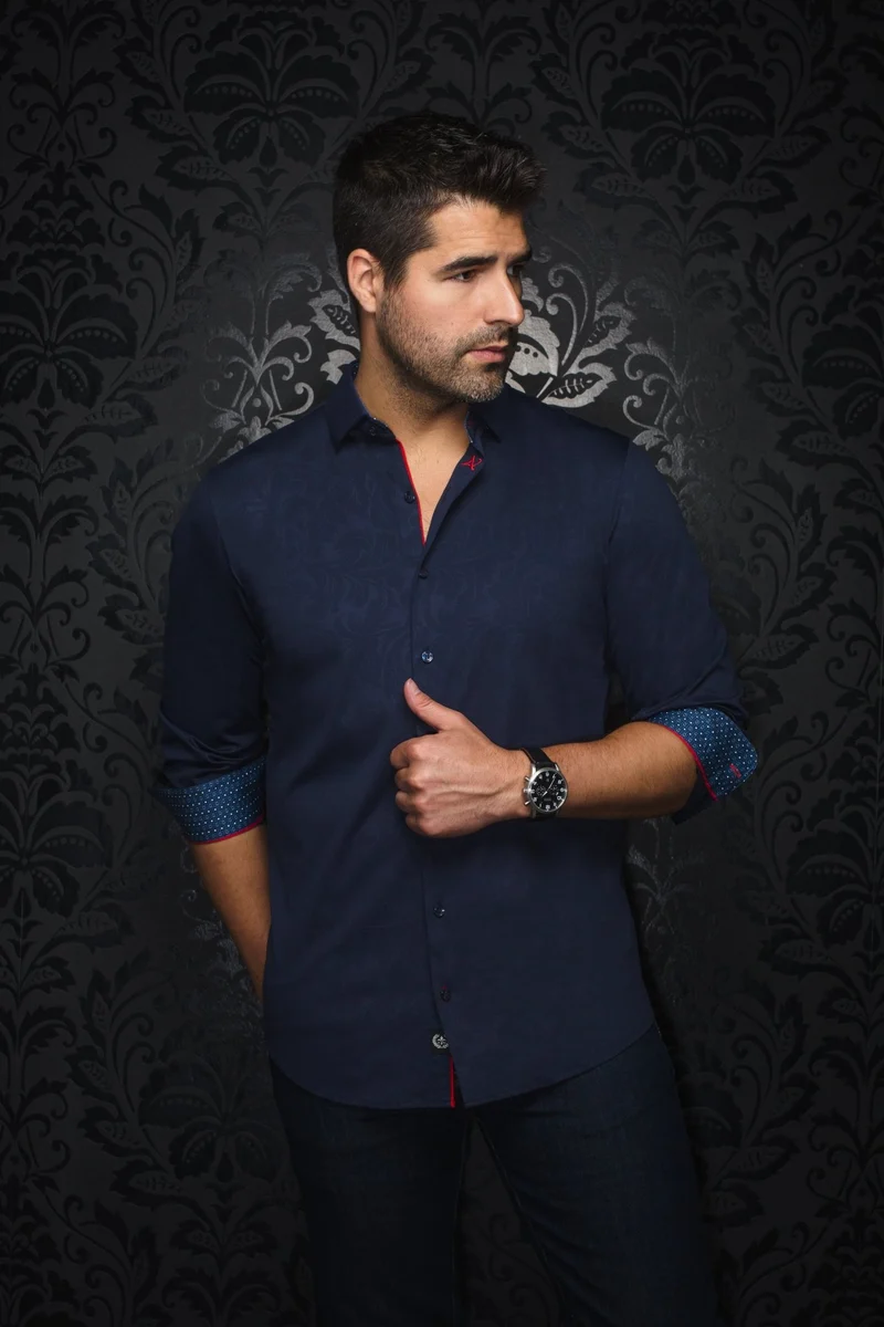 CHEMISE | DUNN, Navy