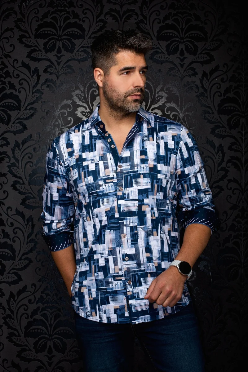 CHEMISE | LAREDO, Navy