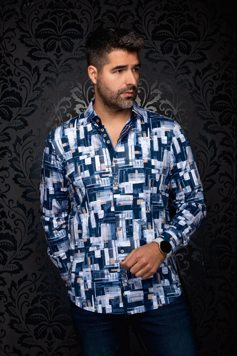 CHEMISE | LAREDO, Navy