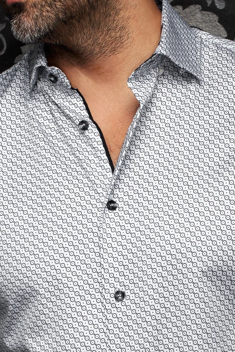 CHEMISE | ROBROY, White Black