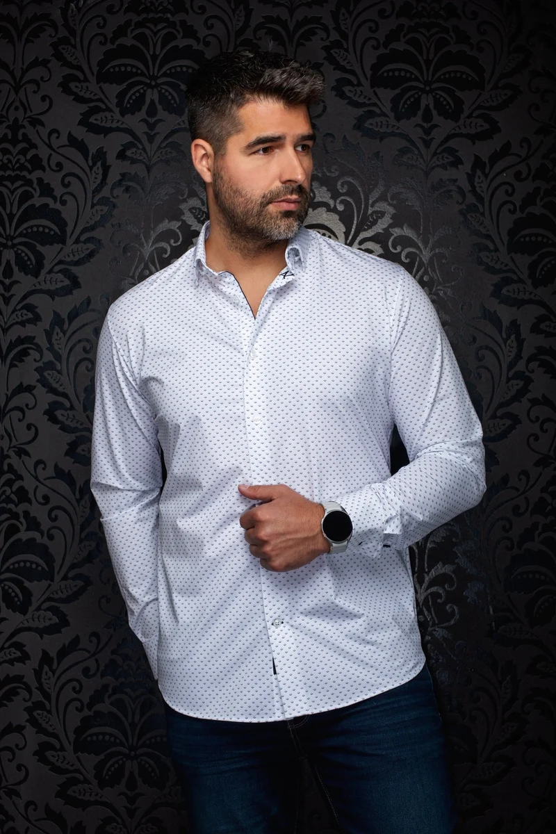 Chemise | ALEXANDER-FAN, White Light Blue