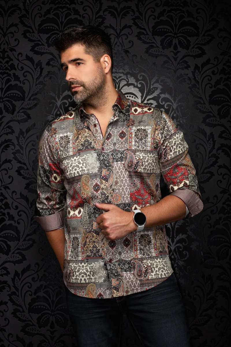 CHEMISE | TITAN, Grey Orange