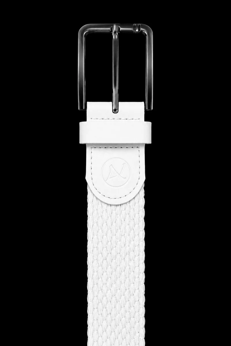 CEINTURE TRESSÉE | MANGUSTA, WHITE GUNMETAL