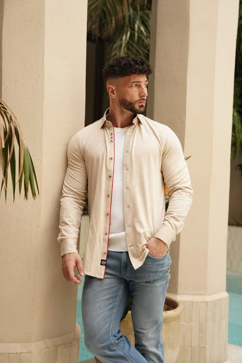 CHEMISE | DUNN, Stone