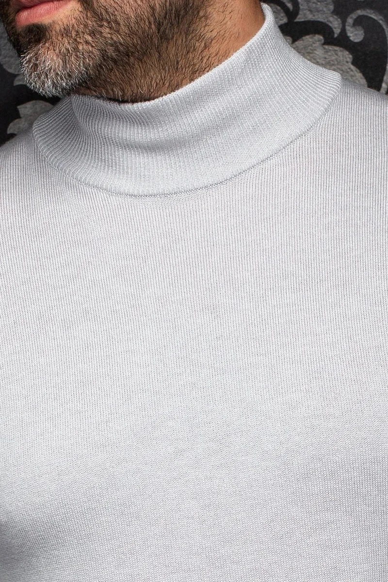 CHANDAIL EN LAINE MÉRINOS | BORGANES, Light Grey