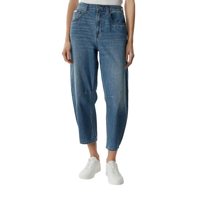 Calvin Klein Jean en denim de coton bleu pour femme