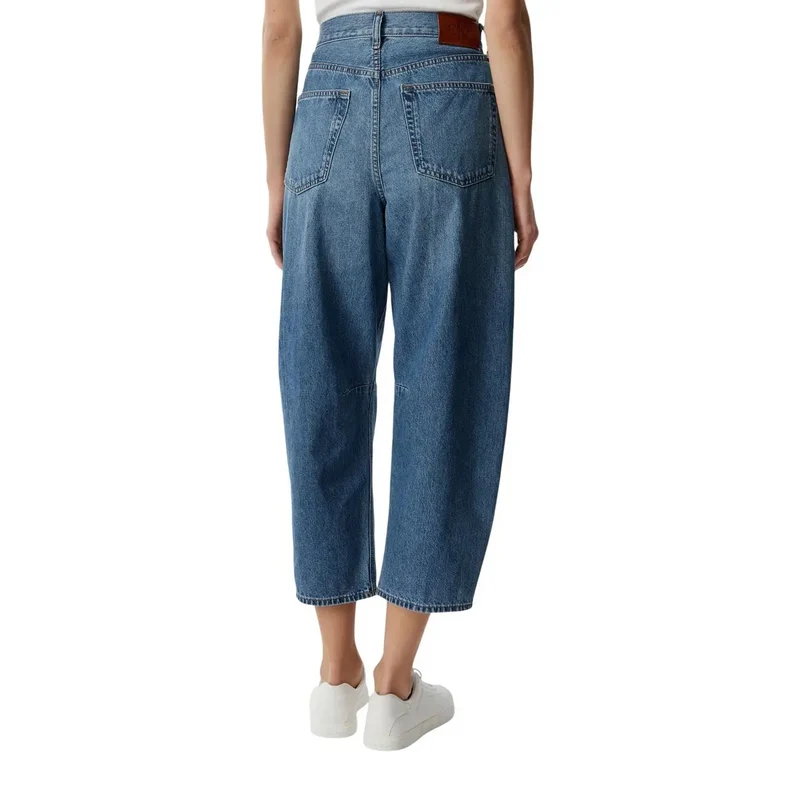 Calvin Klein Jean en denim de coton bleu pour femme