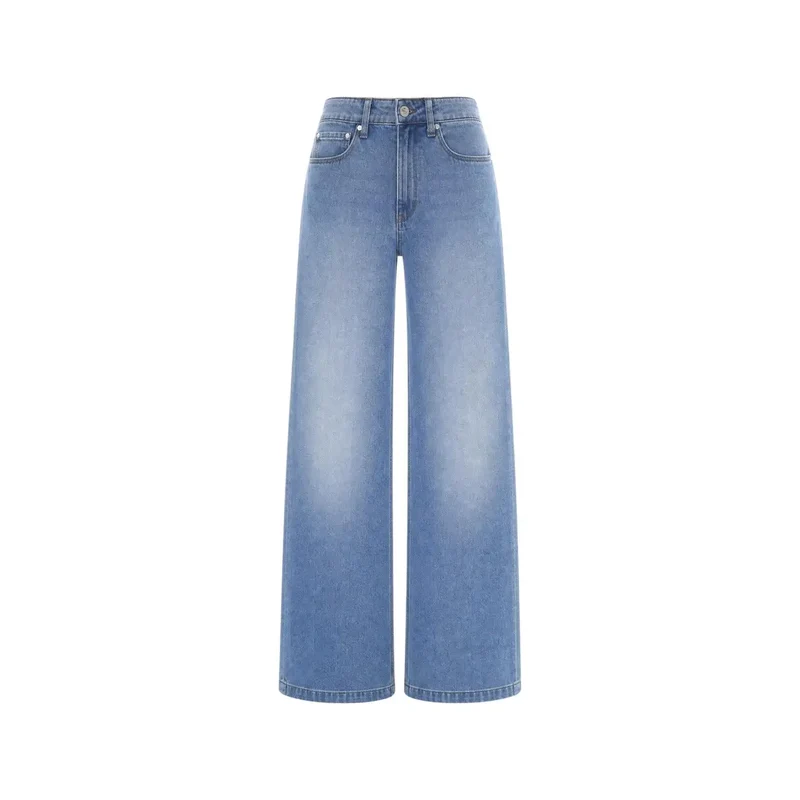Guess Jean Bellagio bleu en coton mélangé pour femme