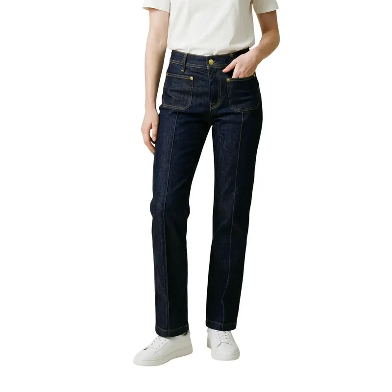 Jean en denim bleu pour femme Replay avec poches avant