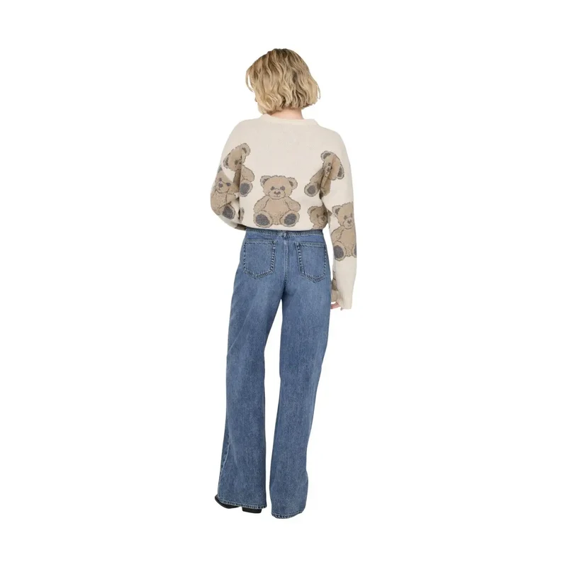Only Jeans bleus en coton bio pour femmes