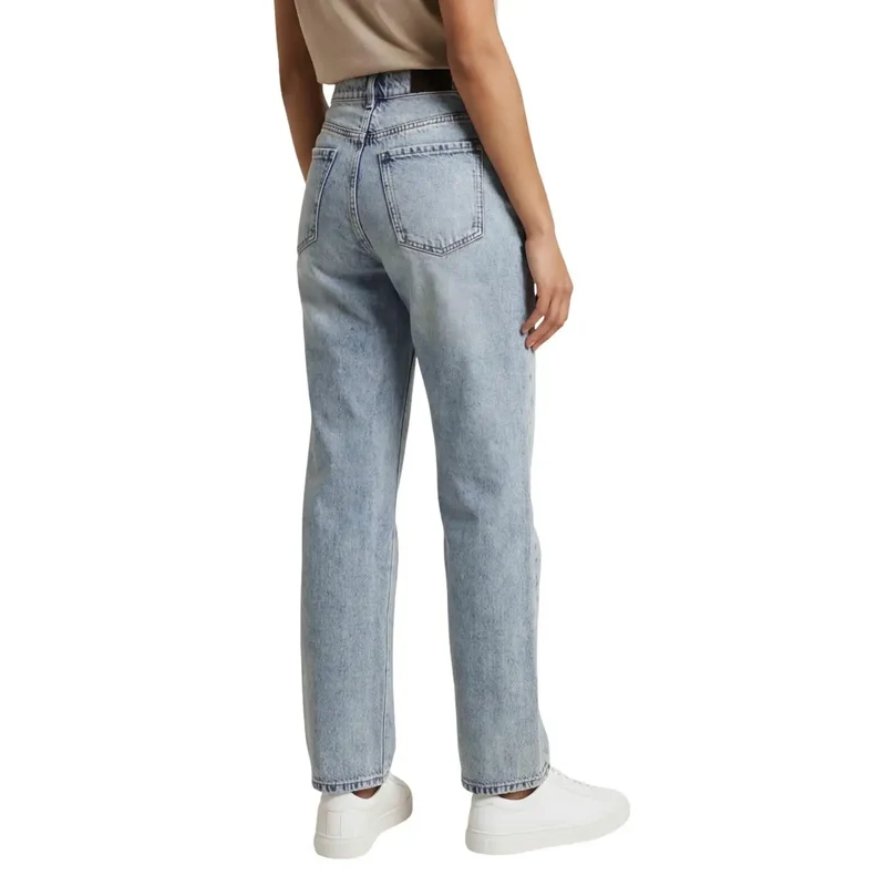 Armani Exchange Jean en coton lyocell bleu clair pour femme
